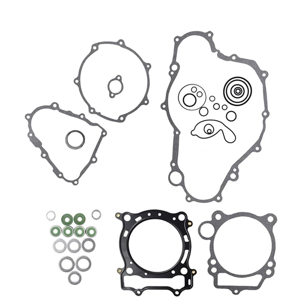 Motorrad-Motorzylinderdeckel-Dichtungssatz, kompatibel mit YZ450F 2003–2005, WR450F 2003–2006, YFZ450R 2004–2005(Black) von eRgDFS