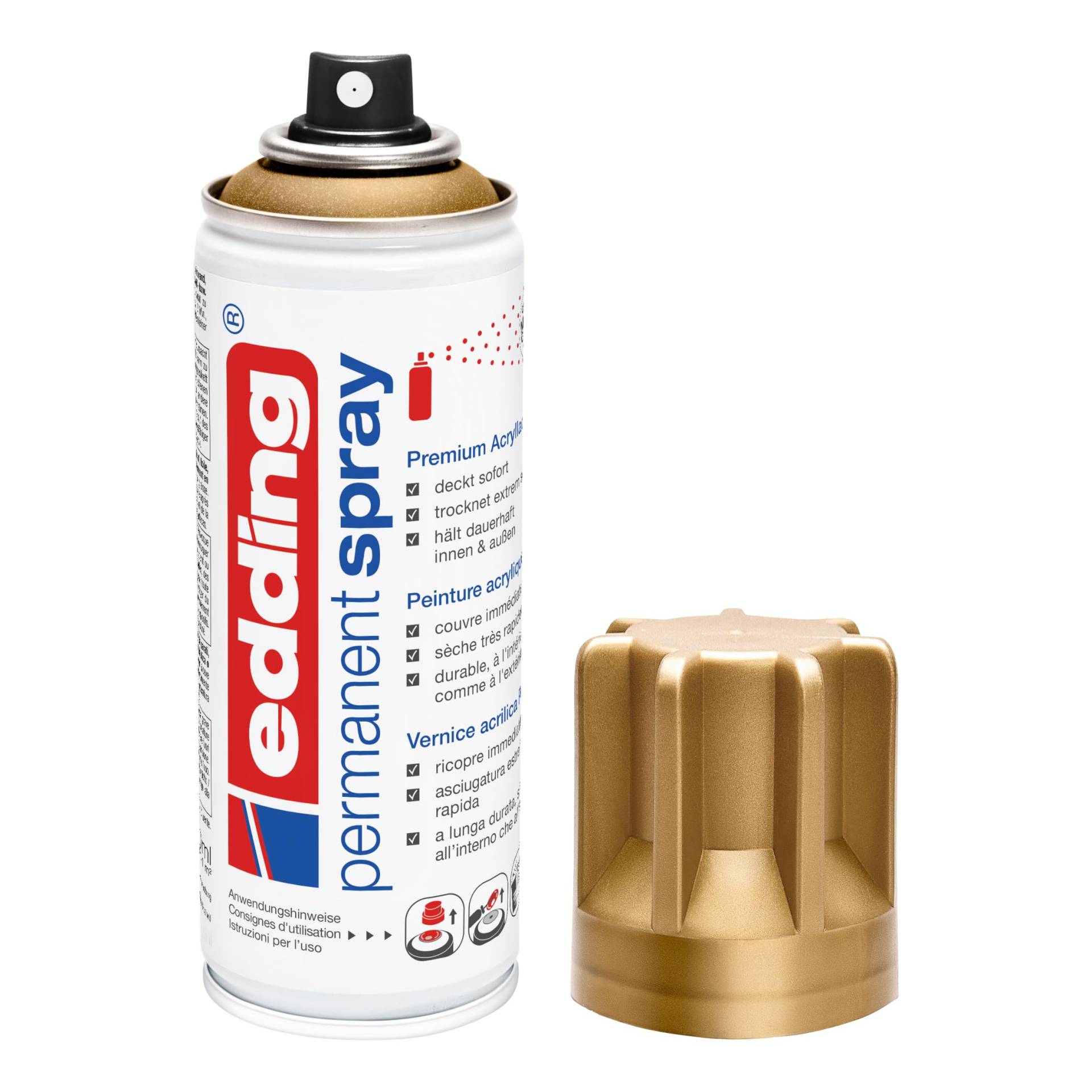 e-5200 permanent spray reichgold sdm DE/FR/IT von edding