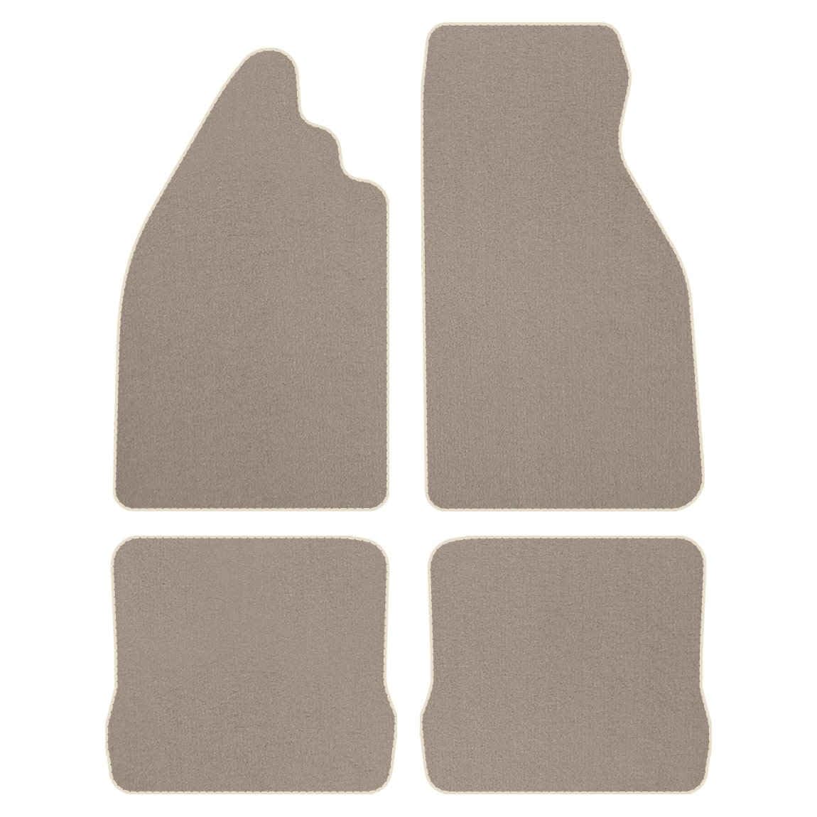 Velourmattenset für VW Käfer Bj. 1973-2003 STD BEIGE Veloursfussmatten Automatten Passform Neu von edecor