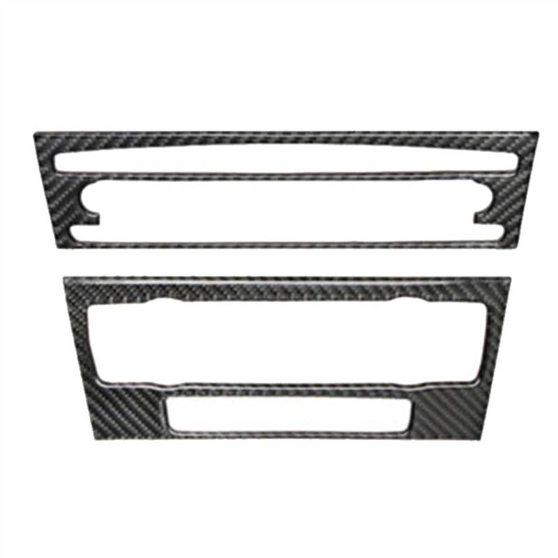 eglci CD-Panel-Zierleiste Kompatibel Mit 3er E90 2005 2006 2007 2008 2009 2010 2011 2012 Klimaanlage CD-Panel Dekorative Abdeckung Autozubehör von eglci