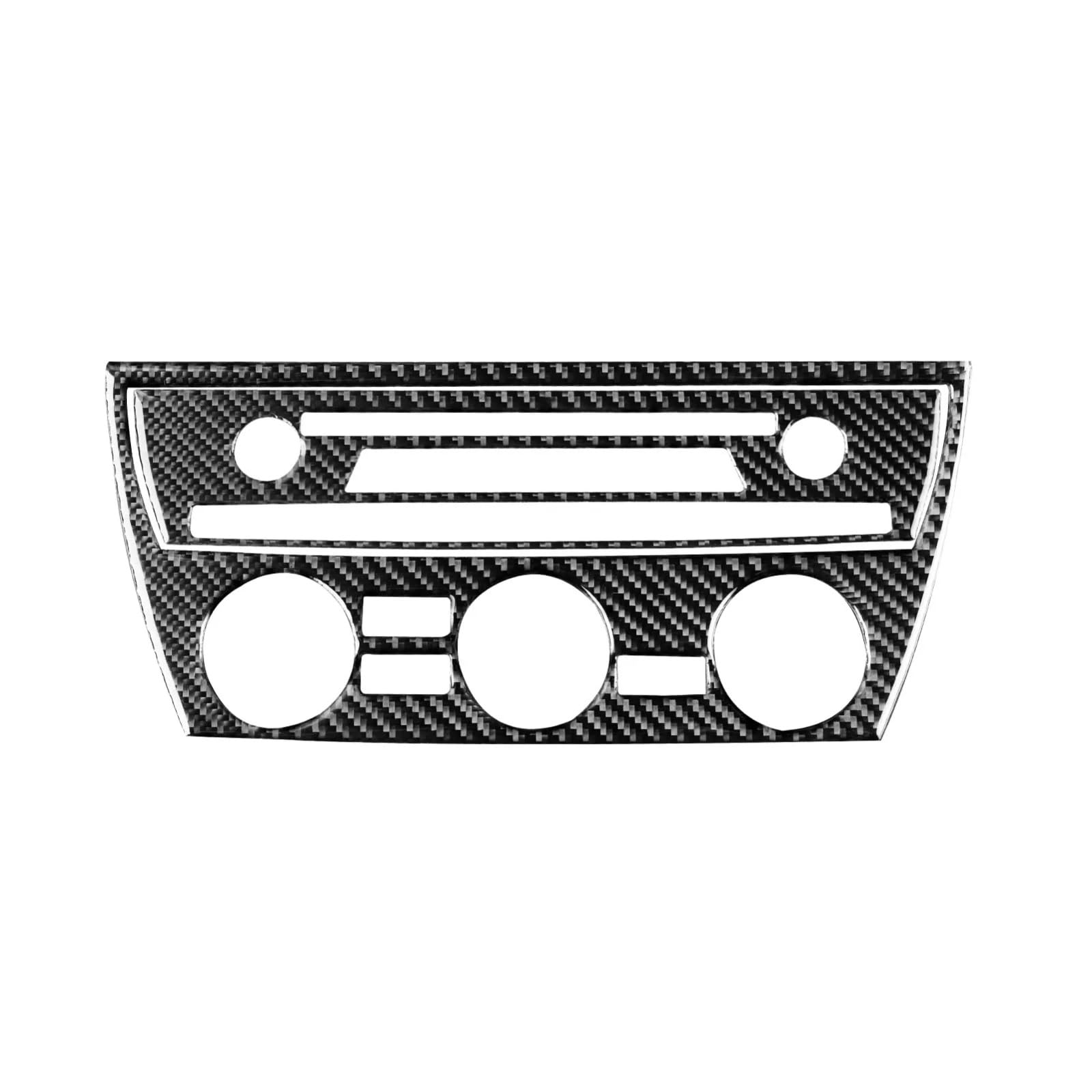 eglci CD-Panel-Zierleiste Kompatibel Mit X3 E83 2004 2005 2006 2007 2008 2009 2010, Carbonfaser-Muster, Aufkleber, AC-Steckdose, Multimedia-CD-Player-Panel-Verkleidung(color1) von eglci