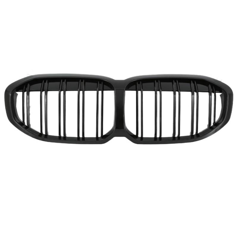 eglci Kompatibel Mit 1er F40 128ti M135i Für XDrive 118i 2019 2020 2021 2022 2023 Auto-Frontgrill Stoßstange Nieren-Kühlergitter-Tuning Auto-Frontstoßstangengitter(2 Slat Glossy Black) von eglci