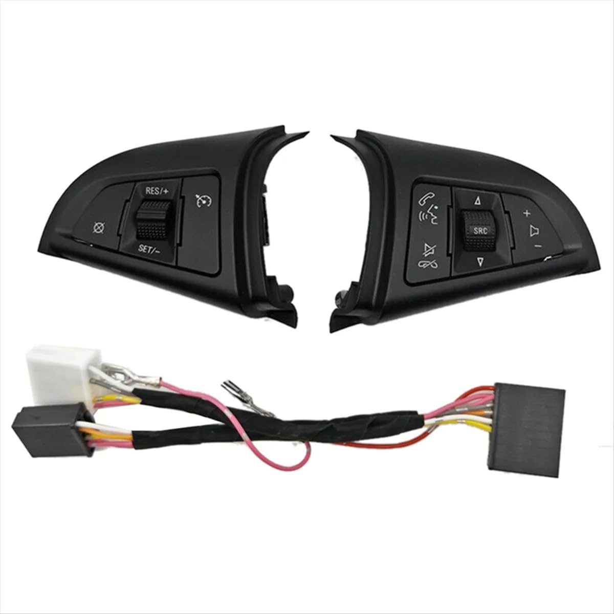 eglci Kompatibel Mit Chevrolet Für Cruze 2009-2014 Für Malibu 2012-2016 96892140 Lenkrad-Cruise-Fernbedienungsschalterknopf Automontage Lenkrad Tasten Switch von eglci