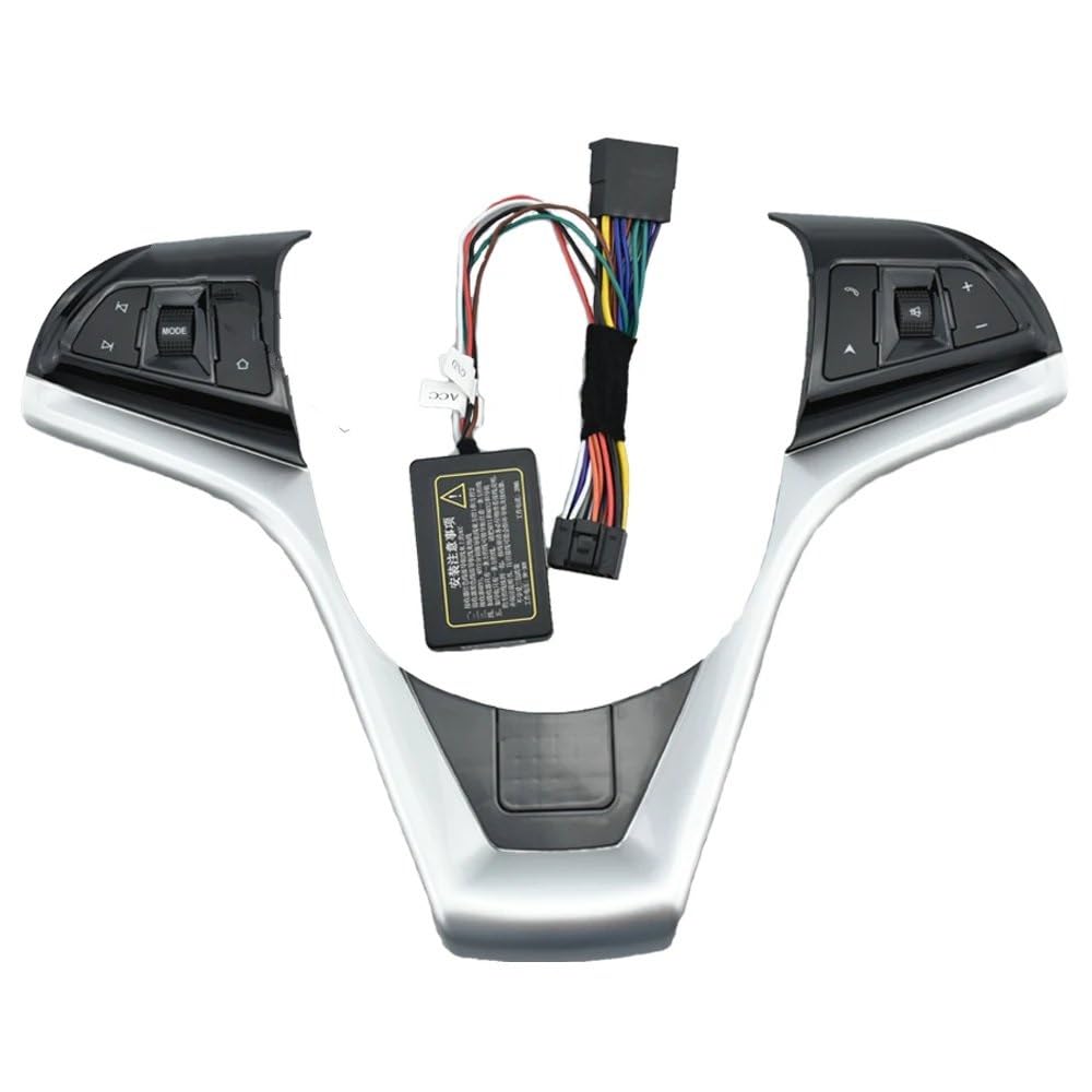 eglci Kompatibel Mit Chevrolet Für Cruze 2009–2014 Multifunktions-Lenkradtastenschalter Lautstärketaste Audioschalter Telefontastenzubehör Lenkrad Tasten Switch von eglci