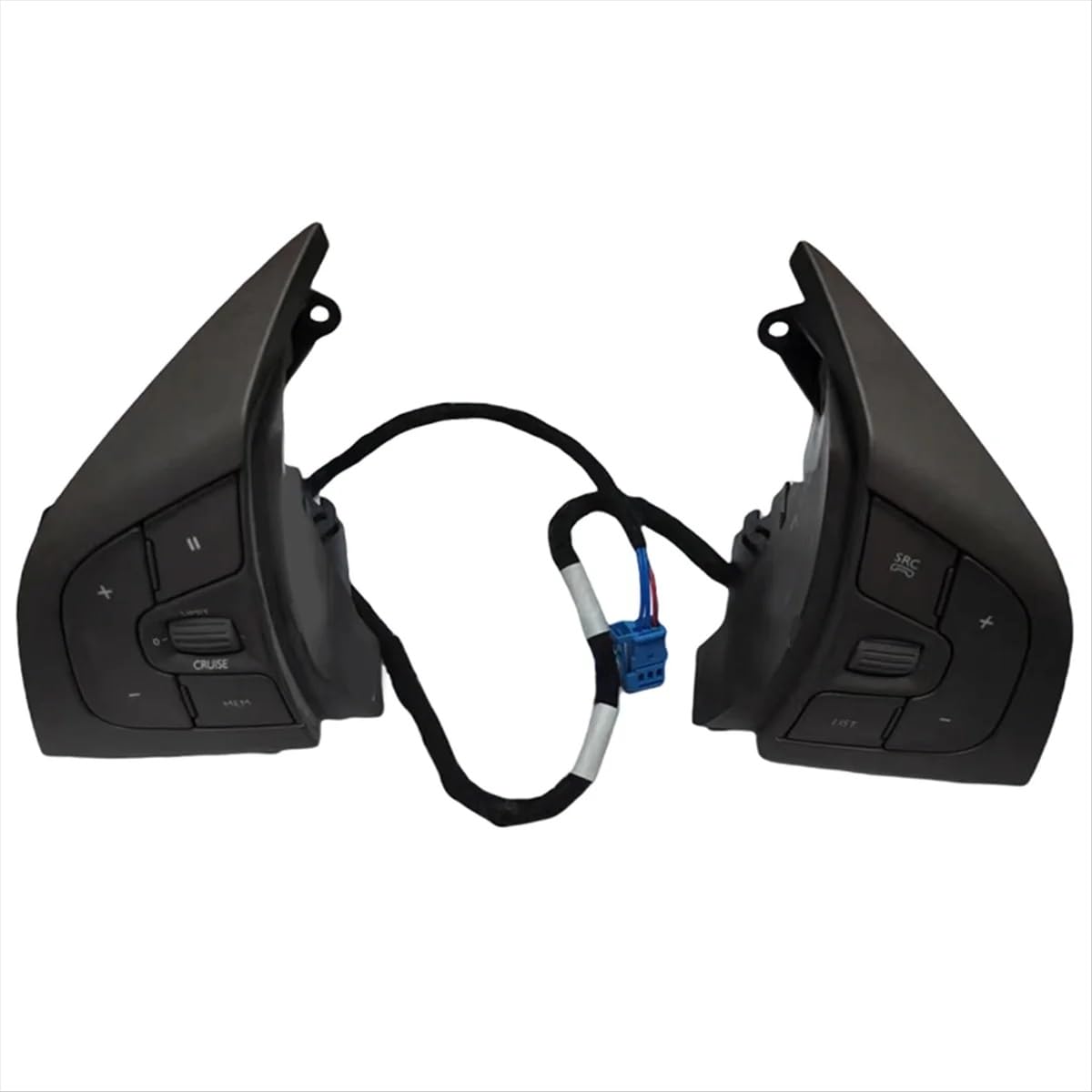 eglci Kompatibel Mit Citroen Für DS5 DS6 98004092EQ Auto-Lenkradtaste Auto Cruise Audio Lautstärkeregler Schalter Tasten Autozubehör Lenkrad Tasten Switch von eglci