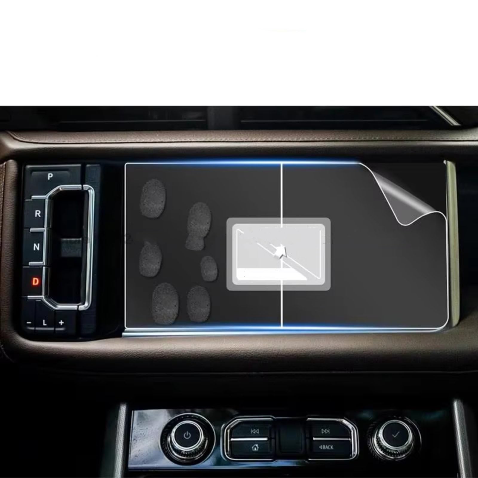 eglci Kompatibel Mit GMC Für Yukon Für Denali Für Ultimate 2021 2022 2023 Auto-Innenzubehör 10,2 Zoll Auto-Infotainment GPS-Navigation PET-Displayschutzfolie Auto Navigationsfolie von eglci