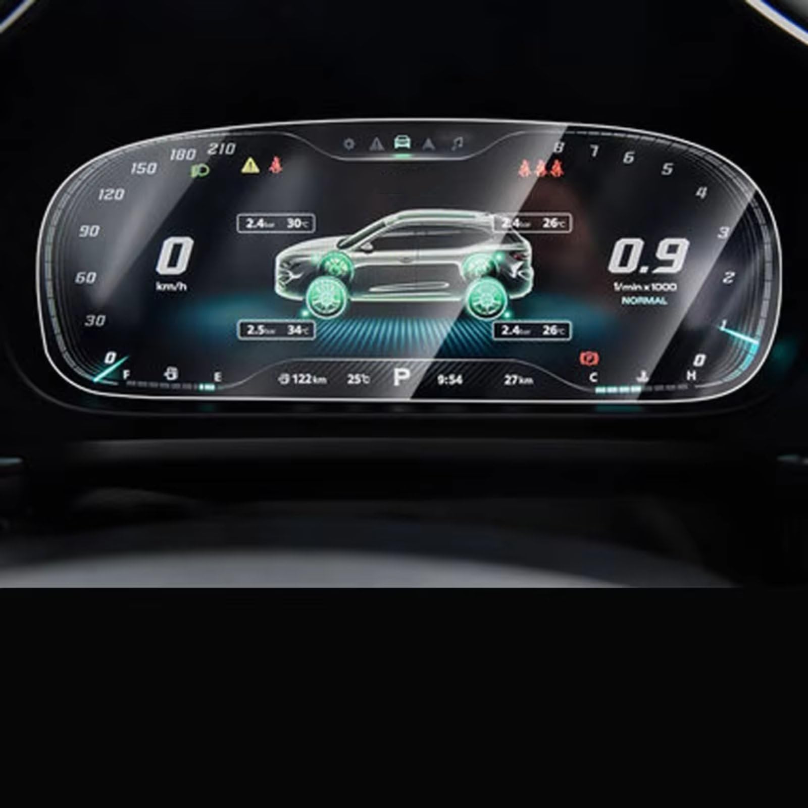 eglci Kompatibel Mit MG Für HS 2018 2019 2020, Auto-GPS-Navigation, Kratzfeste Displayschutzfolie Aus Gehärtetem Glas Auto Navigationsfolie(Model 4) von eglci