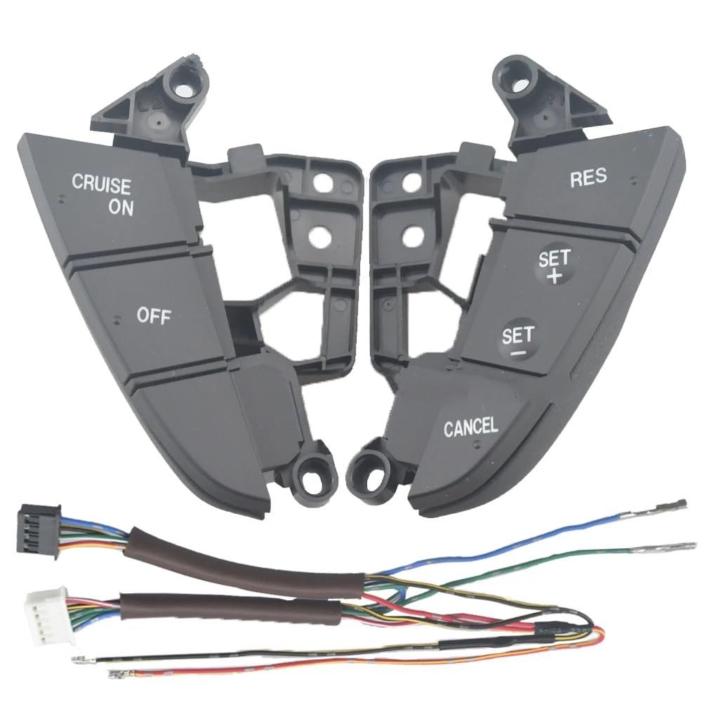 eglci Kompatibel Mit Mazda Für Cx5 Cx7 2011 2012 2013 2014 2015 Auto-Tempomat-Schalter Steuerungssystem Multifunktions-Knopfschalter Automontage Lenkrad Tasten Switch von eglci