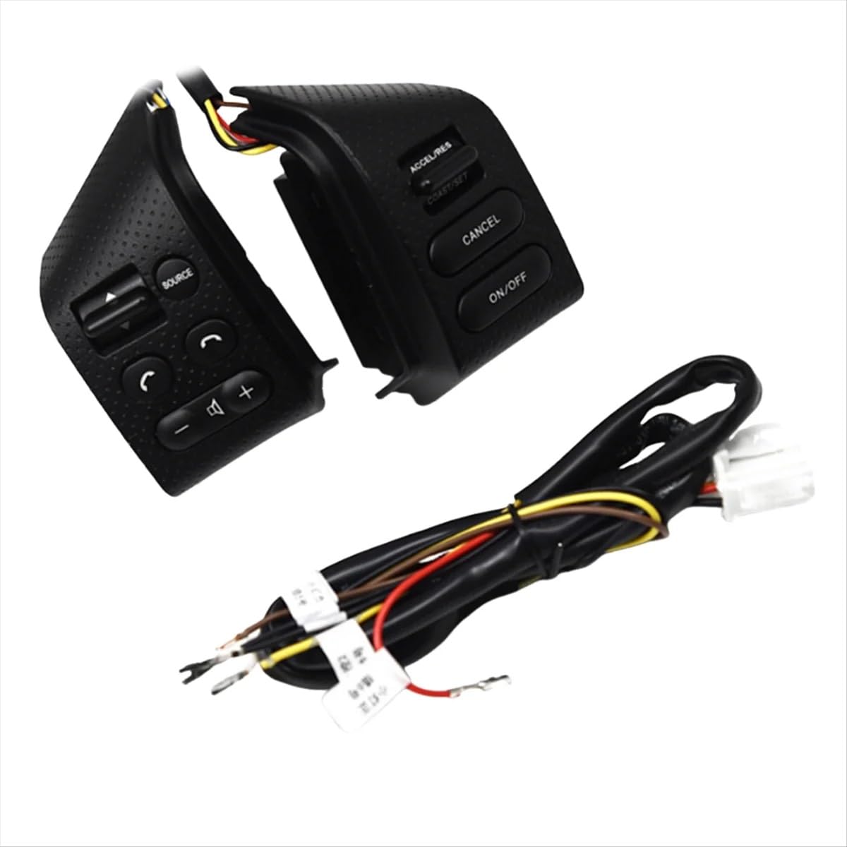 eglci Kompatibel Mit Nissan Für Sylphy 2008–2019 Cruise Fernbedienungsschalter Auto-Lenkradknopf Mit Kabelbaum Schwarze Automontage Lenkrad Tasten Switch von eglci