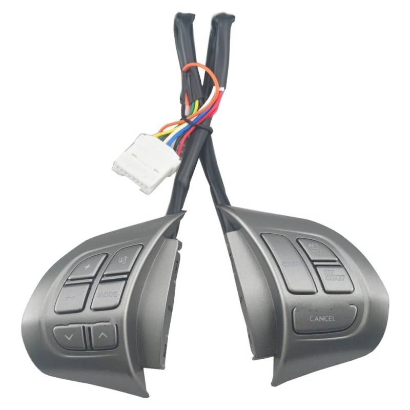 eglci Kompatibel Mit Subaru Für Forester 2008 2009 2010 Auto-Lenkradtaste Audio-Tempomat-Satellitenschalter Mit Hintergrundbeleuchtung Lenkrad Tasten Switch von eglci