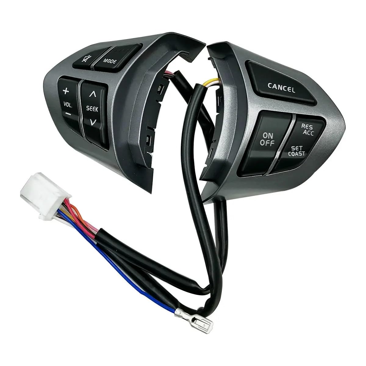 eglci Kompatibel Mit Suzuki Für Grand Für Vitara 2005–2015 Multifunktions-Lenkradtaste Auto-Cruise-Fernbedienungsschalter Lenkrad Tasten Switch von eglci