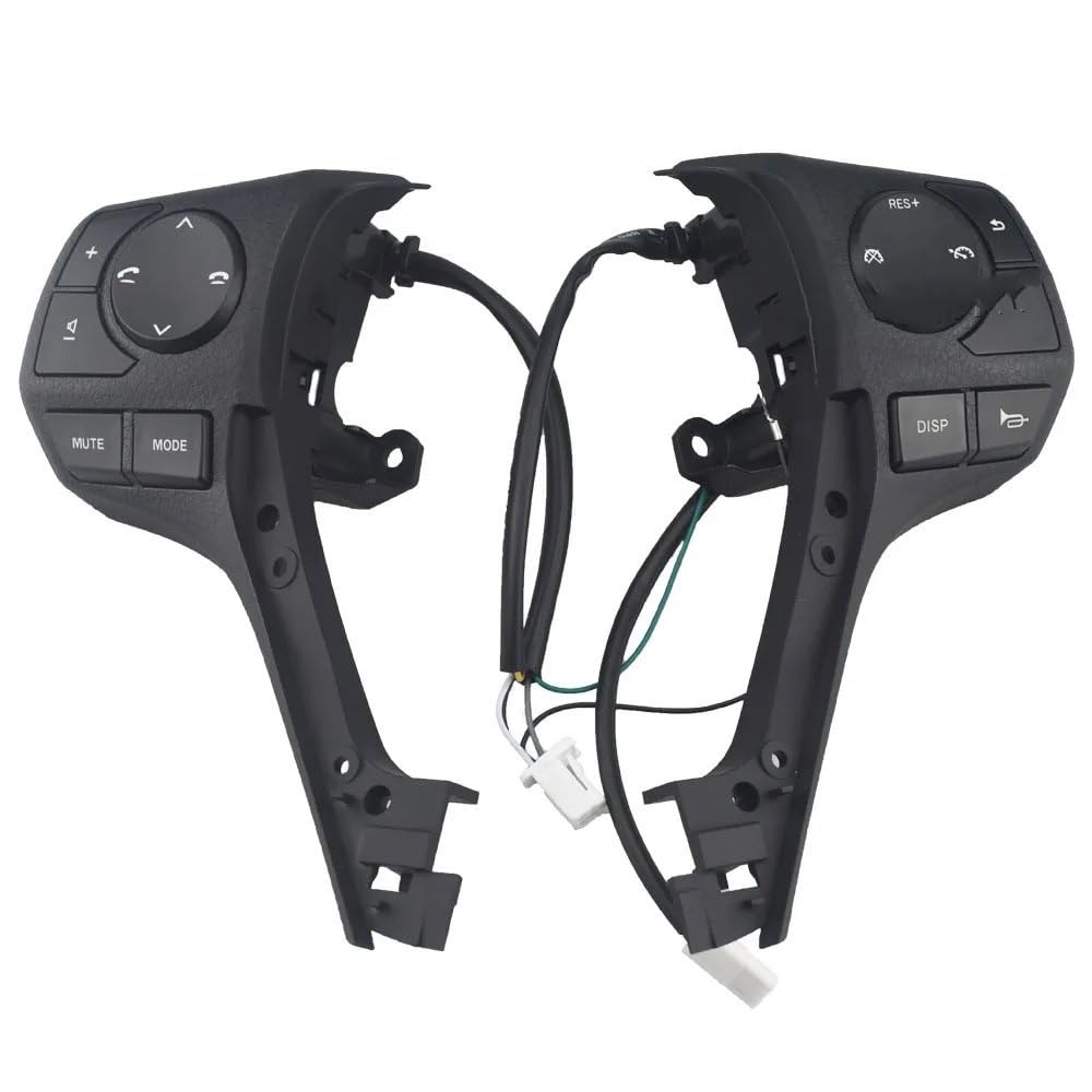 eglci Kompatibel Mit Toyota Für Corolla Für Rav4 2014 2015 2016 2017 84250-02560 Auto-Lenkrad-Telefon-Audio-Taste Tempomatschalter Lenkrad Tasten Switch von eglci