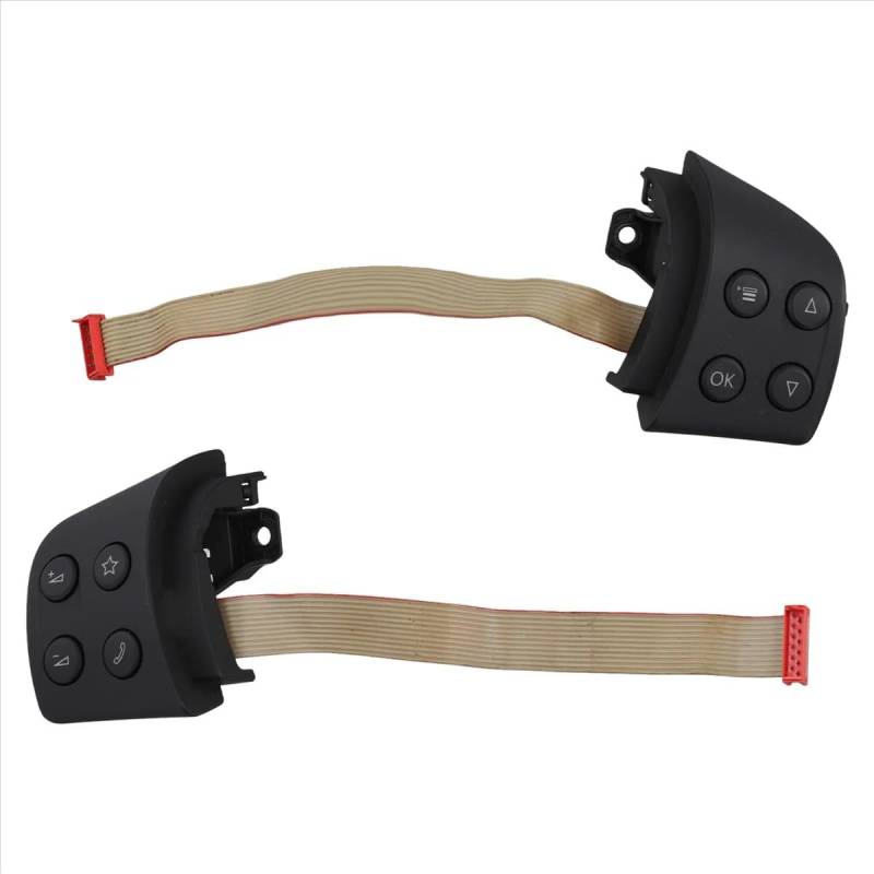 eglci Kompatibel Mit VW Für Golf Mk5 1K0959537J Auto Links Rechts Multifunktions-Lenkradsteuerungstaste Auto-Tempomatschalter Automontage Lenkrad Tasten Switch von eglci