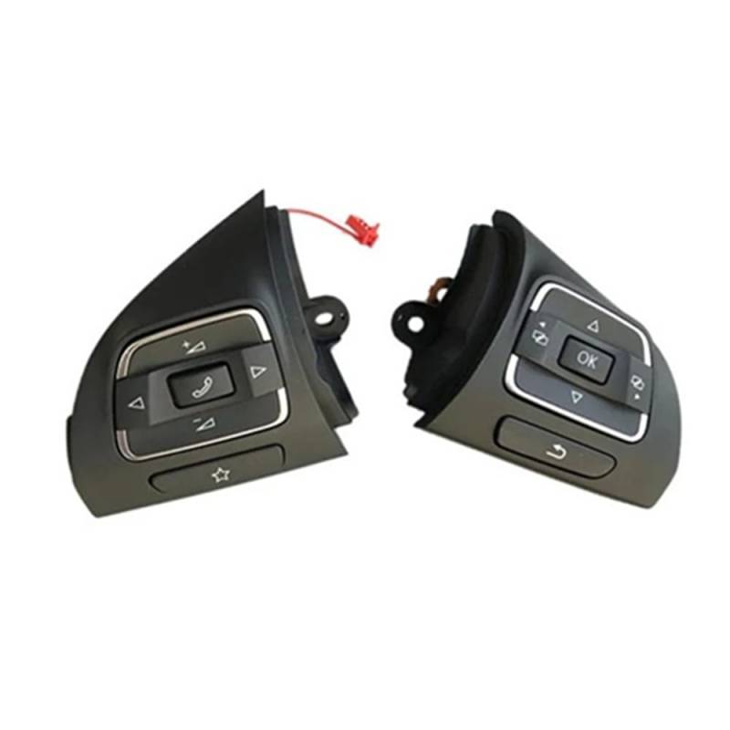 eglci Kompatibel Mit VW Für Touran Für Caddy Für Sharan 2011 2012 2013 2014 5C0959538B Auto Lenkrad-Bedienknopf Ersatz Links Rechts Lenkrad Tasten Switch von eglci