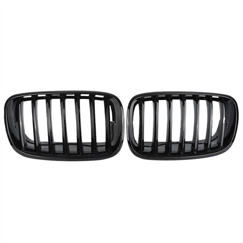 eglci Kompatibel Mit X5 X6 E70 E71 2007 2008 2009 2010 2011 2012 2013 Auto Front Niere Kühlergrill OEM: 51137157687 51137305589 51137185223 Auto-Frontstoßstangengitter(2) von eglci