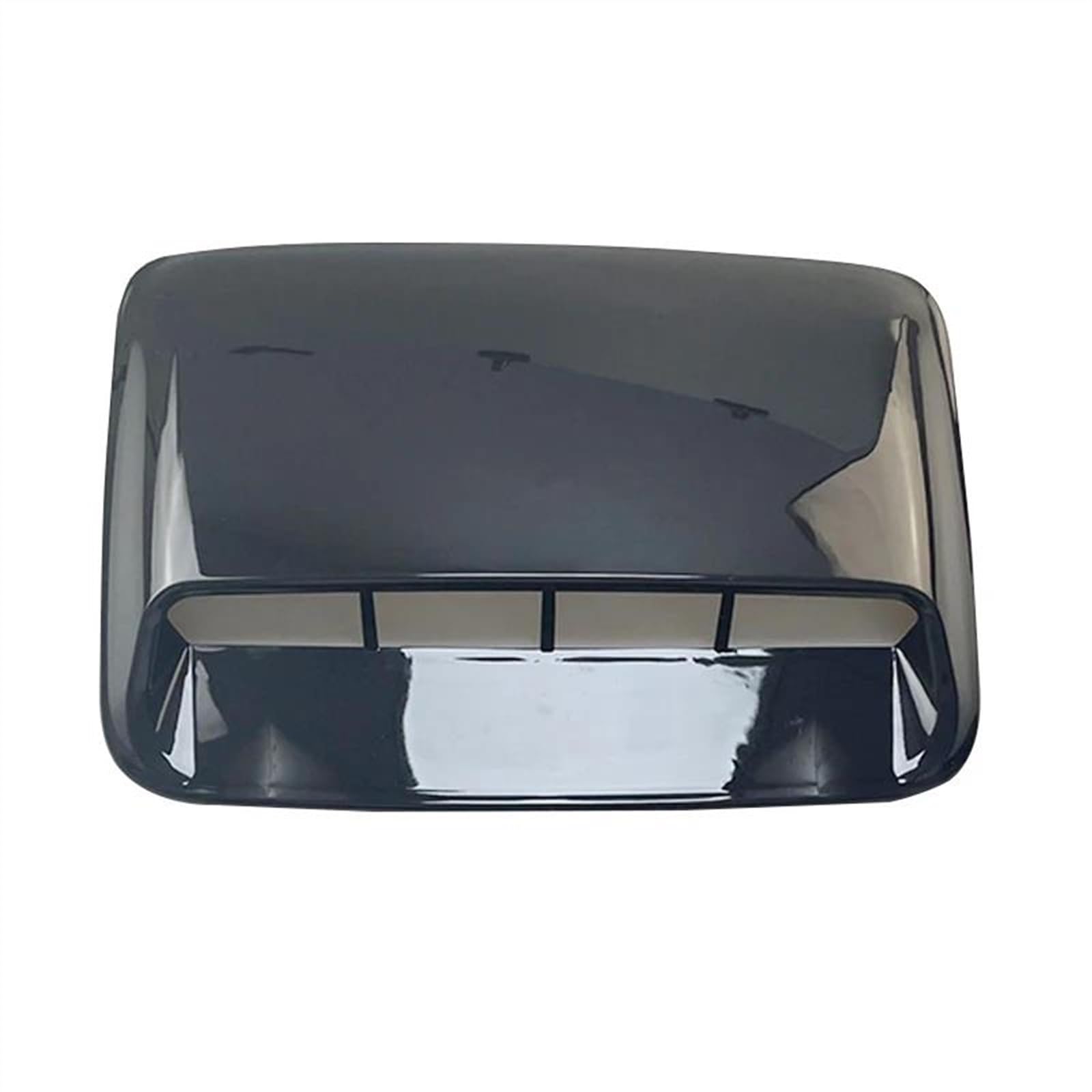 eglci Luftstrom Ansaugschaufel Universal 1 Stück Air Flow Intake Hood Scoop Vent Bonnet Dekorative Abdeckungen Mittelseitige Luftauslasshaube, Turbo-Motorhaube, Auto-Außenseite(Glossy Black) von eglci