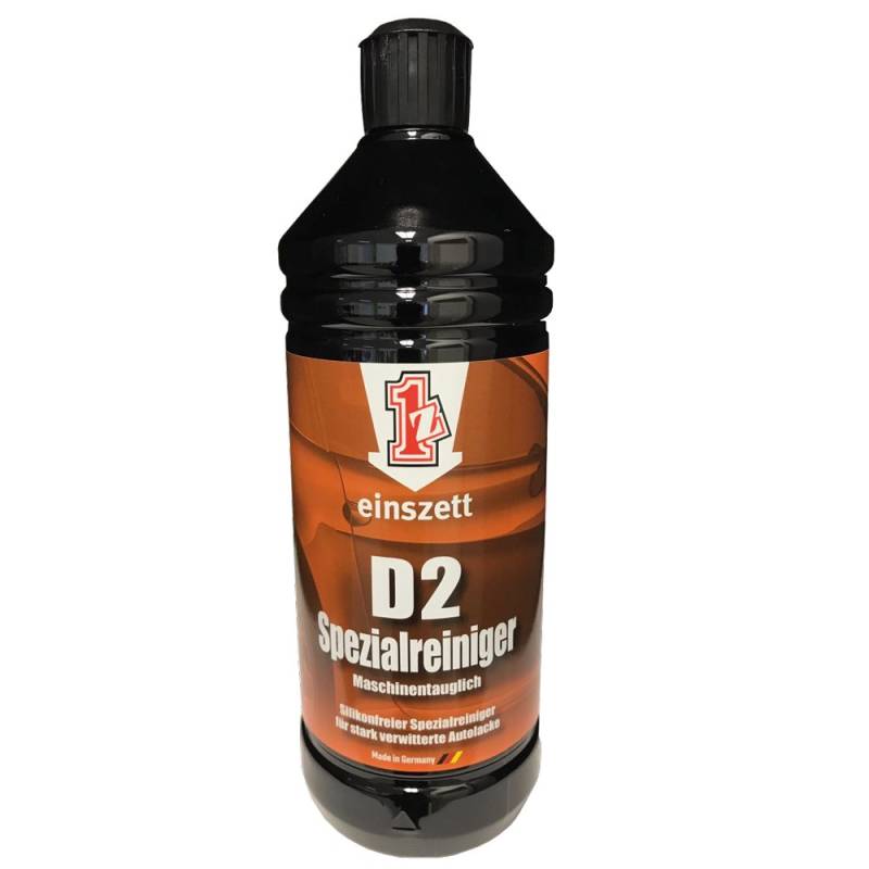 einszett Spezialreiniger D2 / Politur/Lackreiniger stark 1000ml von einszett