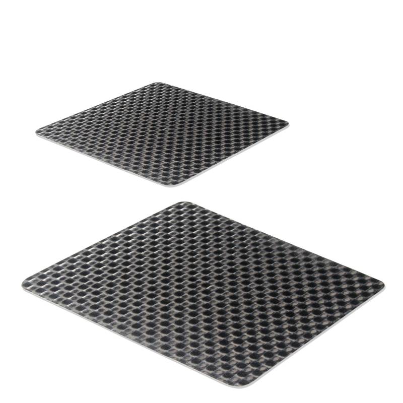 endurocult - 2x Universal Carbon Membran 60 x 50 mm @ 0,5 mm Dicke zum Selbstzuschnitt von endurocult