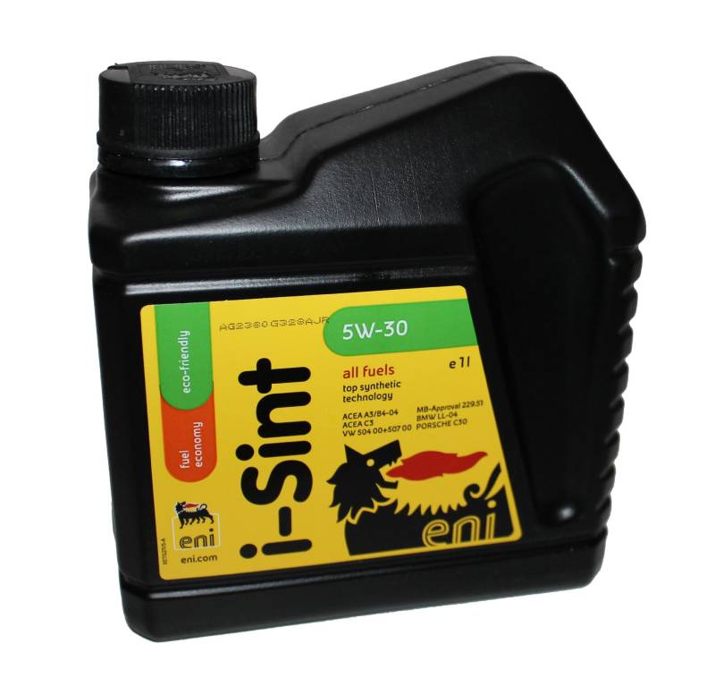 1 Ltr. Motoröl ENI/Agip i-Sint 5W-30 VW 50400 50700, MB 229.51, BMW Longlife-04 von eni