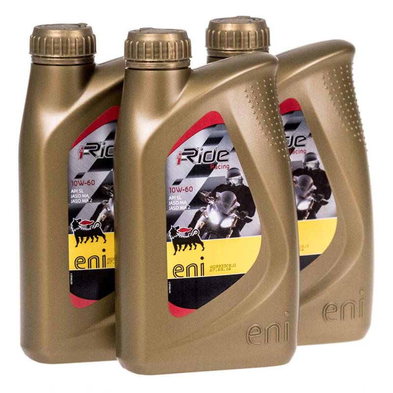 3x1 Liter Eni i-ride Racing 10W-60 von eni