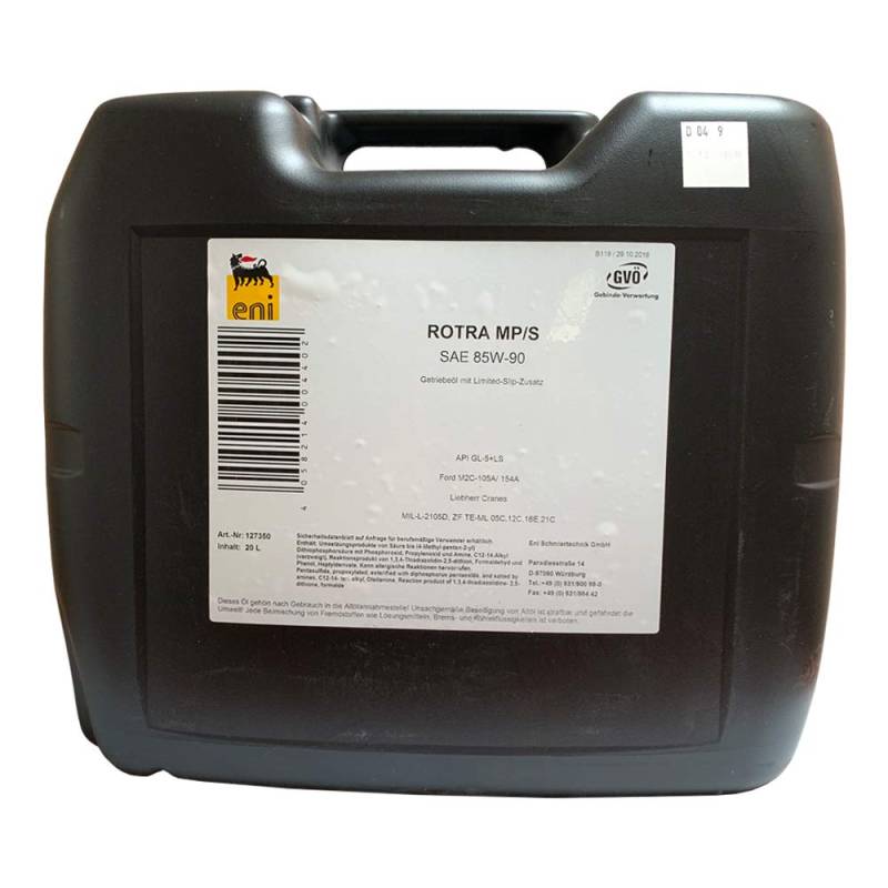 eni Rotra MP/S SAE 85W-90 20 Liter Getriebeöl von eni