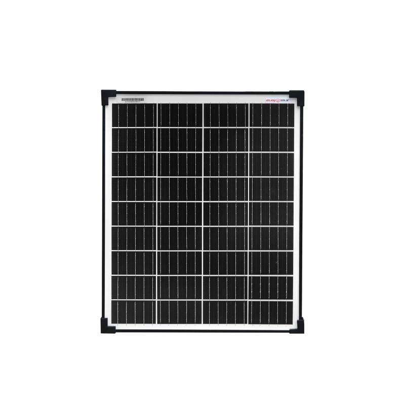 enjoy solar 30W 12V Monokristallines Solarmodul, 182mm Solarzellen 10 Busbars Solarpanel ideal für Wohnmobil, Mini PV Anlage, Gartenhäuse, Boot von enjoy solar