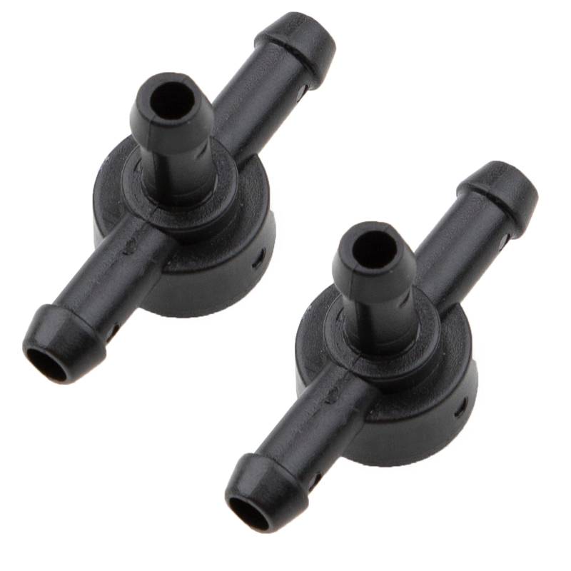 eobidhgi [Replacement] 2 PCS 3 Weg Kunststoff Scheibenwaschanlage Düse T Stecker for Volvo C30 C70 S40 S60 S70 9178895 Waschmaschine überprüfen von eobidhgi