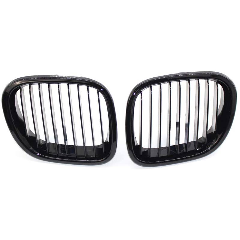 eobidhgi [Replacement] Auto Ersatz Front Stoßstange Nieren Grill for BMW Z3 E36 1996-2002 Single Line Grille Auto Außen Teile (Glossy Black) von eobidhgi