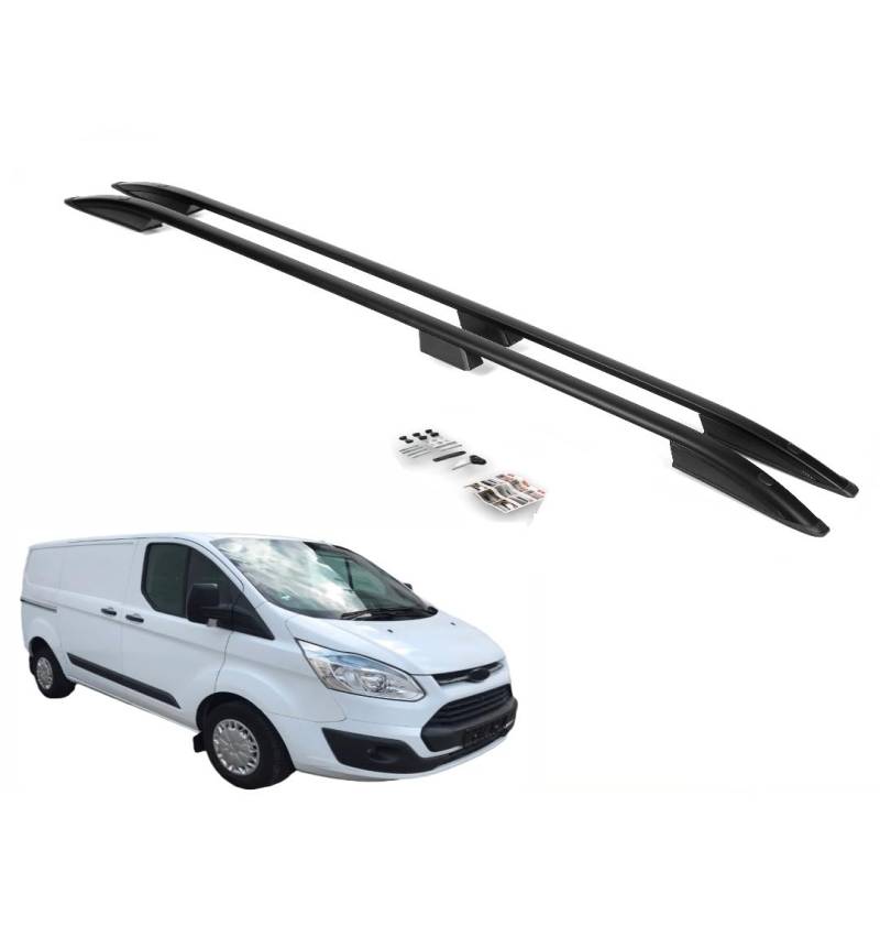 Dachreling für Ford Transit Tourneo Custom 2012-2022 L1 kurzer Radstand schwarz E-Parts24 von eparts24