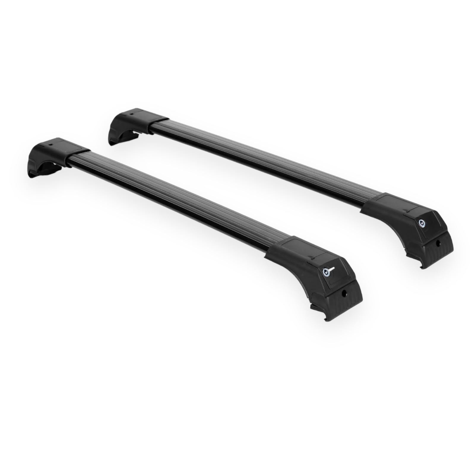 Dachträger Querträger für Hyundai Tucson TL 2015-2020 geschlossen Reling schwarz Grundträger universal Zuschnitt Querbalken Set Eparts24 von eparts24