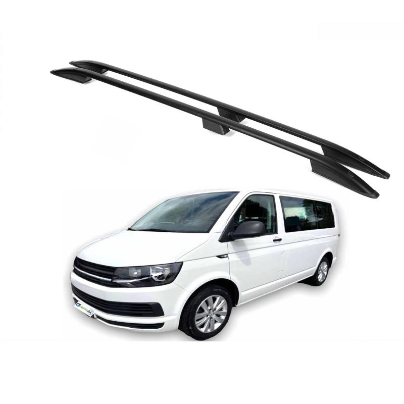 E-Parts24 Dachreling für VW T6 Multivan Transporter ab 2015- kurzer Radstand L1 schwarz von eparts24