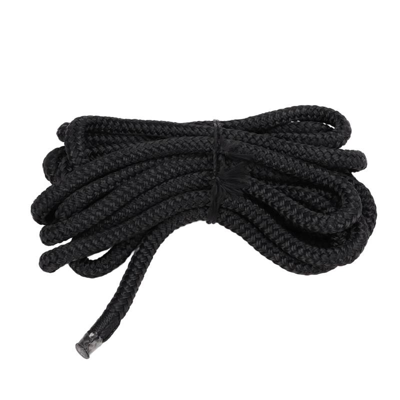 Doppelt geflochtene Nylon-Bootsanlegeleinen, Bootsseile in Marinequalität für sicheres Andocken, 5,2 Yards Bootsankerleine, Nylon-Anker-Bootsseil von equlup