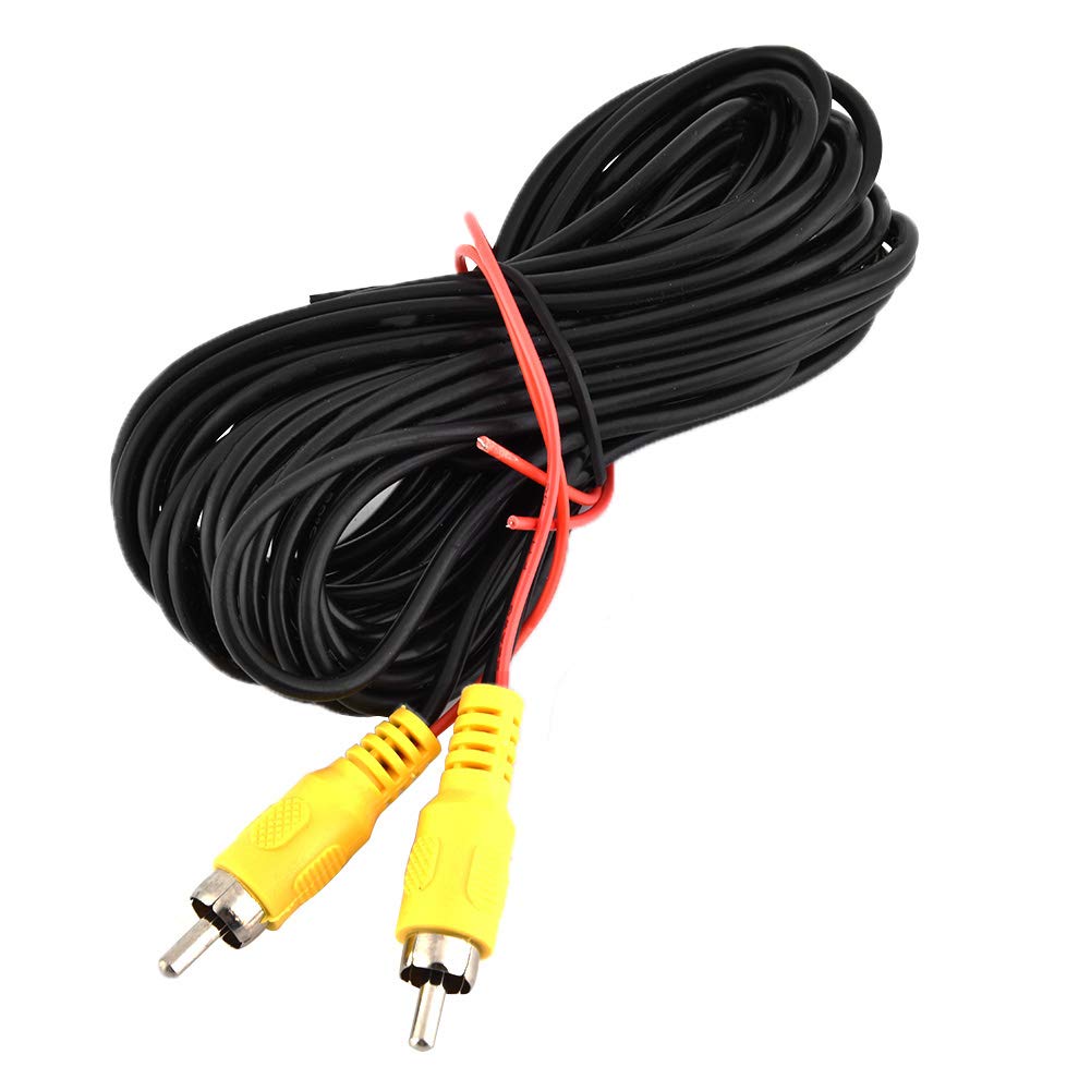 Kabel, 6 M, Stecker auf Stecker, Stereo-Audiokabel, Stereokabel, Auto-Rückfahrkamera, Video-Audio-Verlängerungskabel von equlup