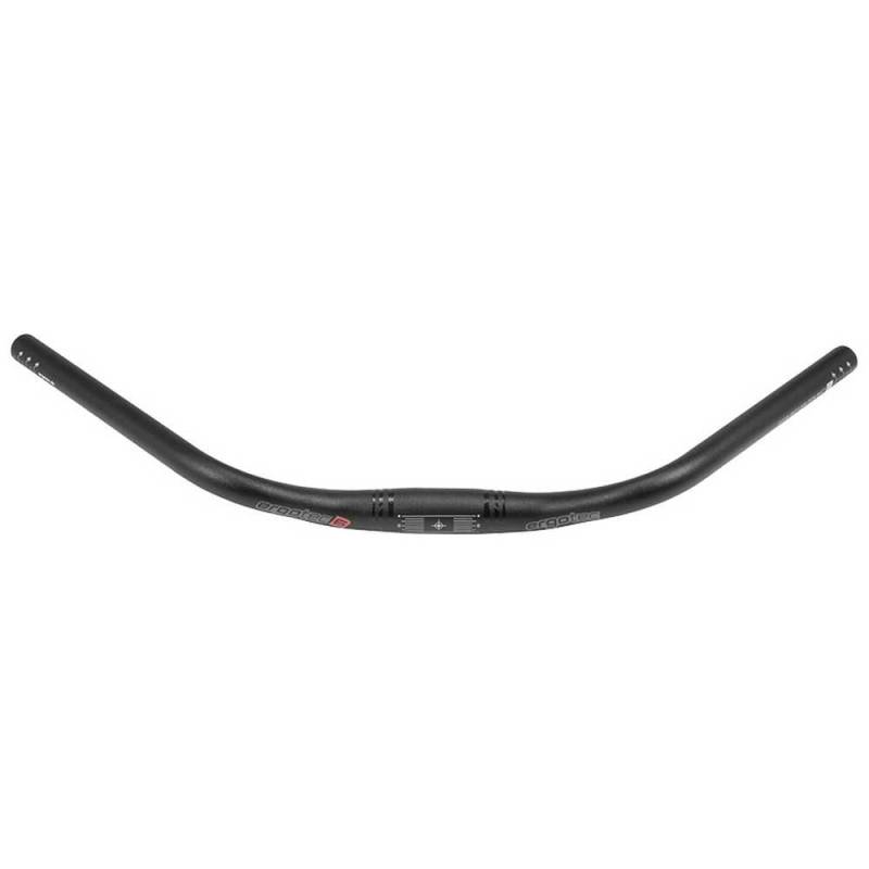 ERGOTEC handlebar Trekking i 31.8, GW620, GL180, GH35, 47° AL2014 T6, DB:1.7-2.4-1.7 black sand. von ergotec