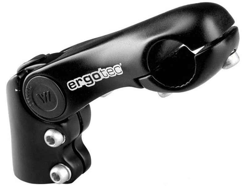 Lenker Vorbau Ahead Fahrrad HUMPERT Ergotec Kobra Vario Ahead 40 Verstellbar 1 1/8", 90 mm Schwarz von ergotec