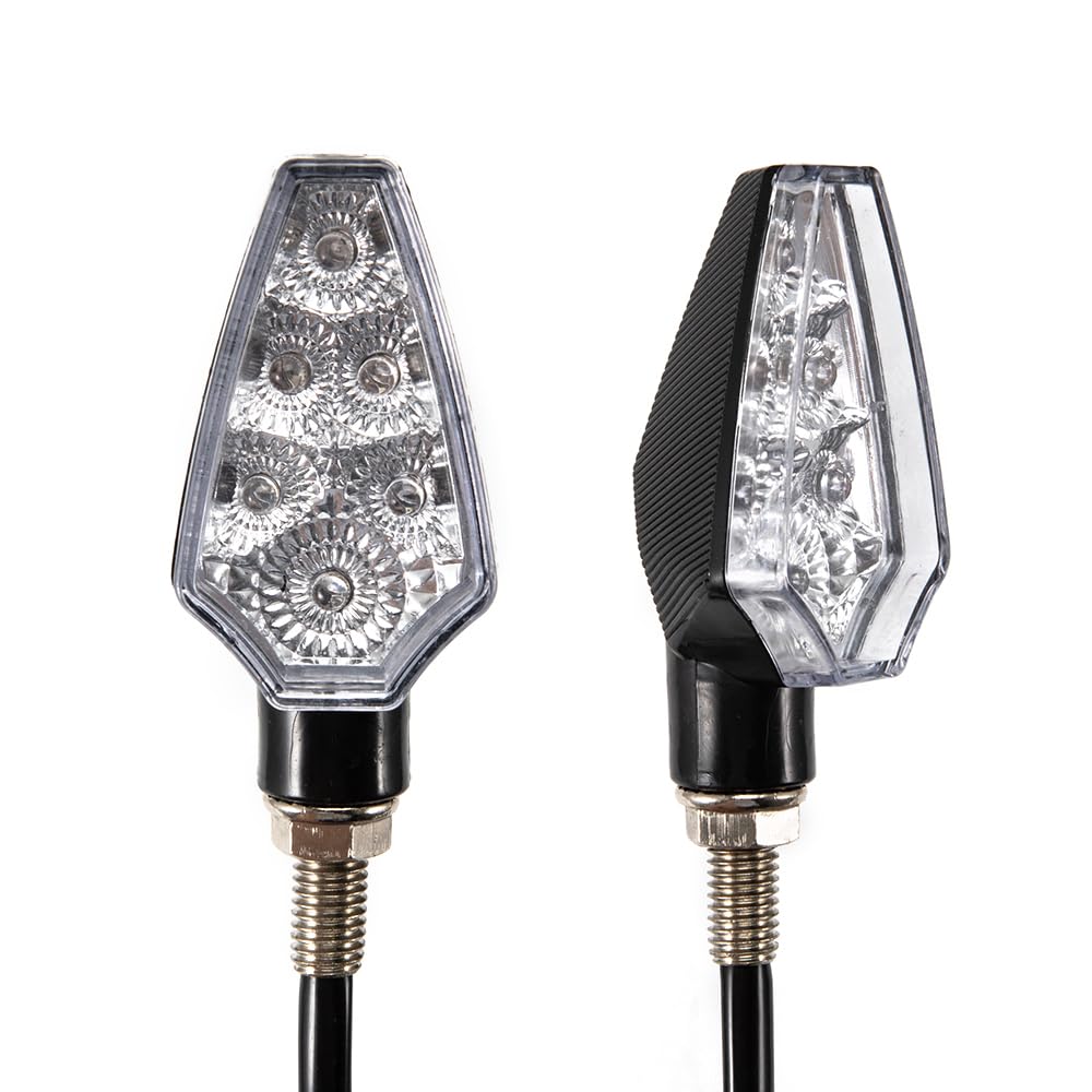 Motorrad Blinkerleuchten LED 12V 24V Blinklichter für Blinker Motorradlichter (B) von evomosa
