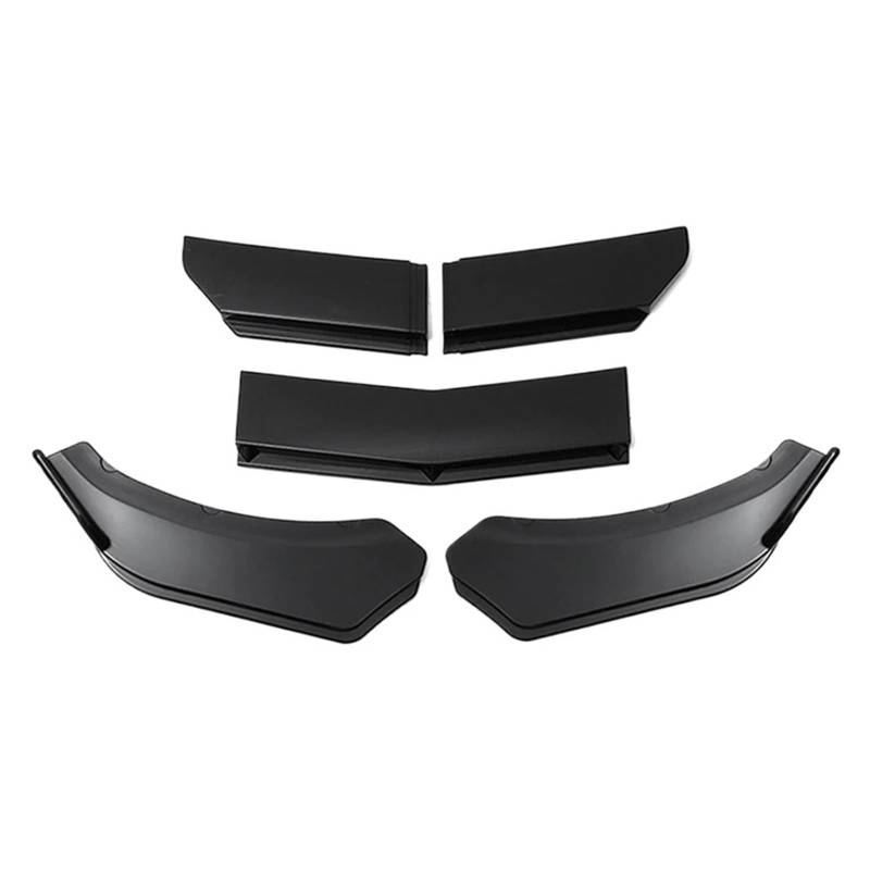 5Pcs Auto Vorderen Stoßfänger Separator Stoßstange Lip Body Kit Ente Lip Separator(5Pcs Bright Black-01) von ewgrkbaaa