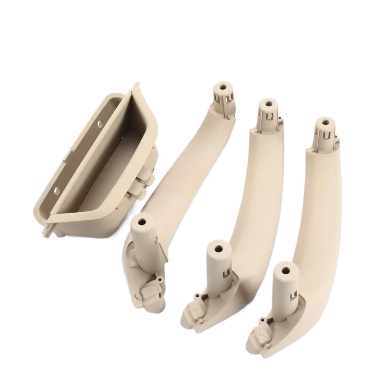 Auto-Innentürgriff vorne Links, Zugverkleidung, Türinnenverkleidung, Griff 51417250307, ​​kompatibel mit X3 X4 F25 F26 2010-2016(LHD 4PCS Beige) von ewgrkbaaa