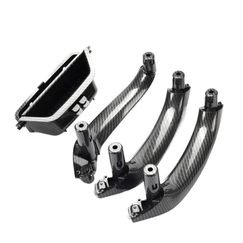 Auto-Innentürgriff vorne Links, Zugverkleidung, Türinnenverkleidung, Griff 51417250307, ​​kompatibel mit X3 X4 F25 F26 2010-2016(LHD Carbonfiber Set) von ewgrkbaaa