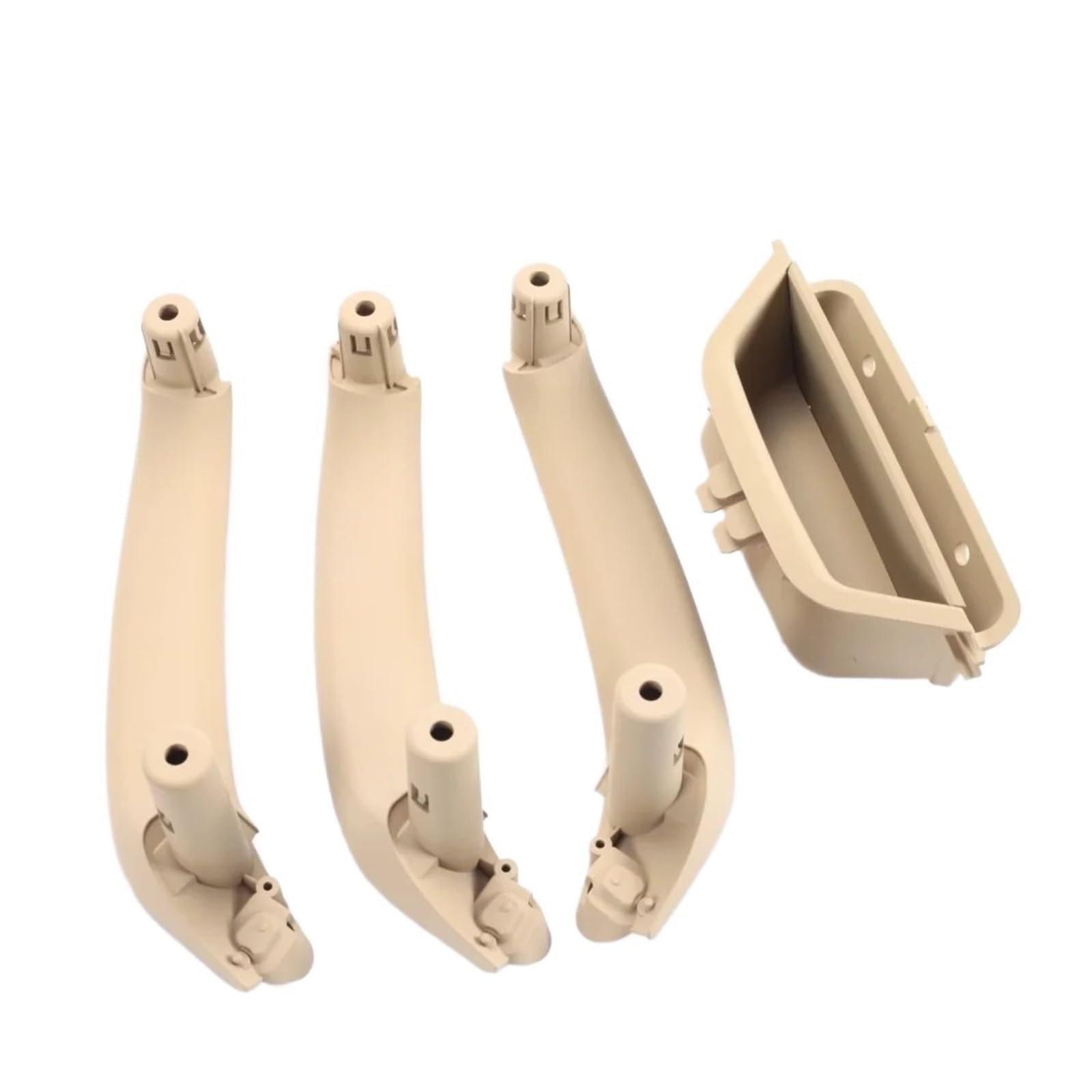 Auto-Innentürgriff vorne Links, Zugverkleidung, Türinnenverkleidung, Griff 51417250307, ​​kompatibel mit X3 X4 F25 F26 2010-2016(RHD 4PCS Beige) von ewgrkbaaa