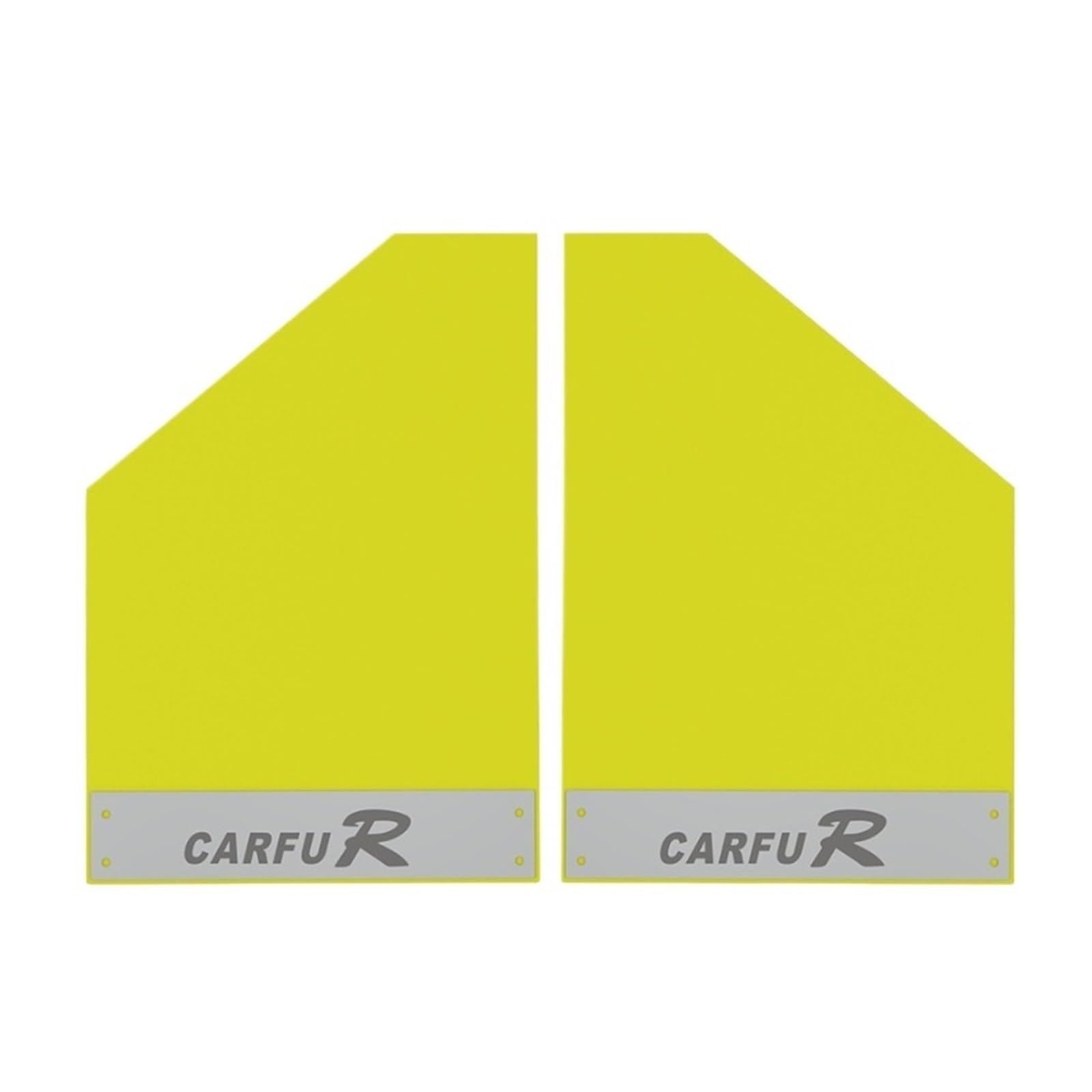 Eva-Auto-Kotflügel, PE-Kunststoff, Metalleinfassung, vordere und hintere Kotflügel(Yellow) von ewgrkbaaa