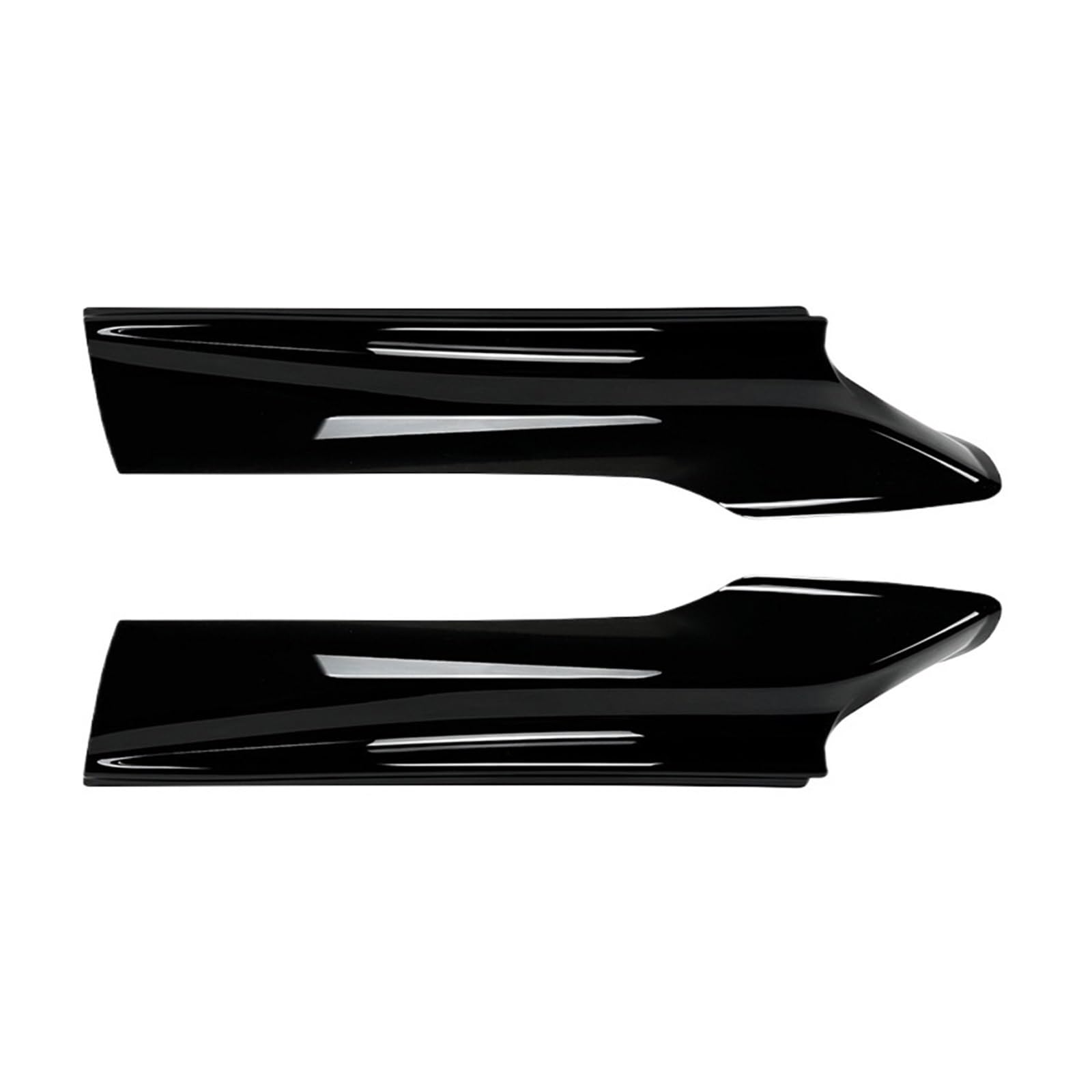 Kompatibel mit M Sport Splitter F10 Frontspoilerlippe Nebelscheinwerfer Spoiler Body-Tuning-Kits 2010-2016 F11 5er-Serie 520i 530i(Gloss Black) von ewgrkbaaa