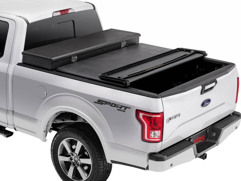 Extang 93655 Trifecta Toolbox 2,0 Tonneau Abdeckung schwarzes Leder genarbtes Vinyl ohne Cargo Channel System Trifecta Toolbox 2,0 Tonneau Abdeckung von extang