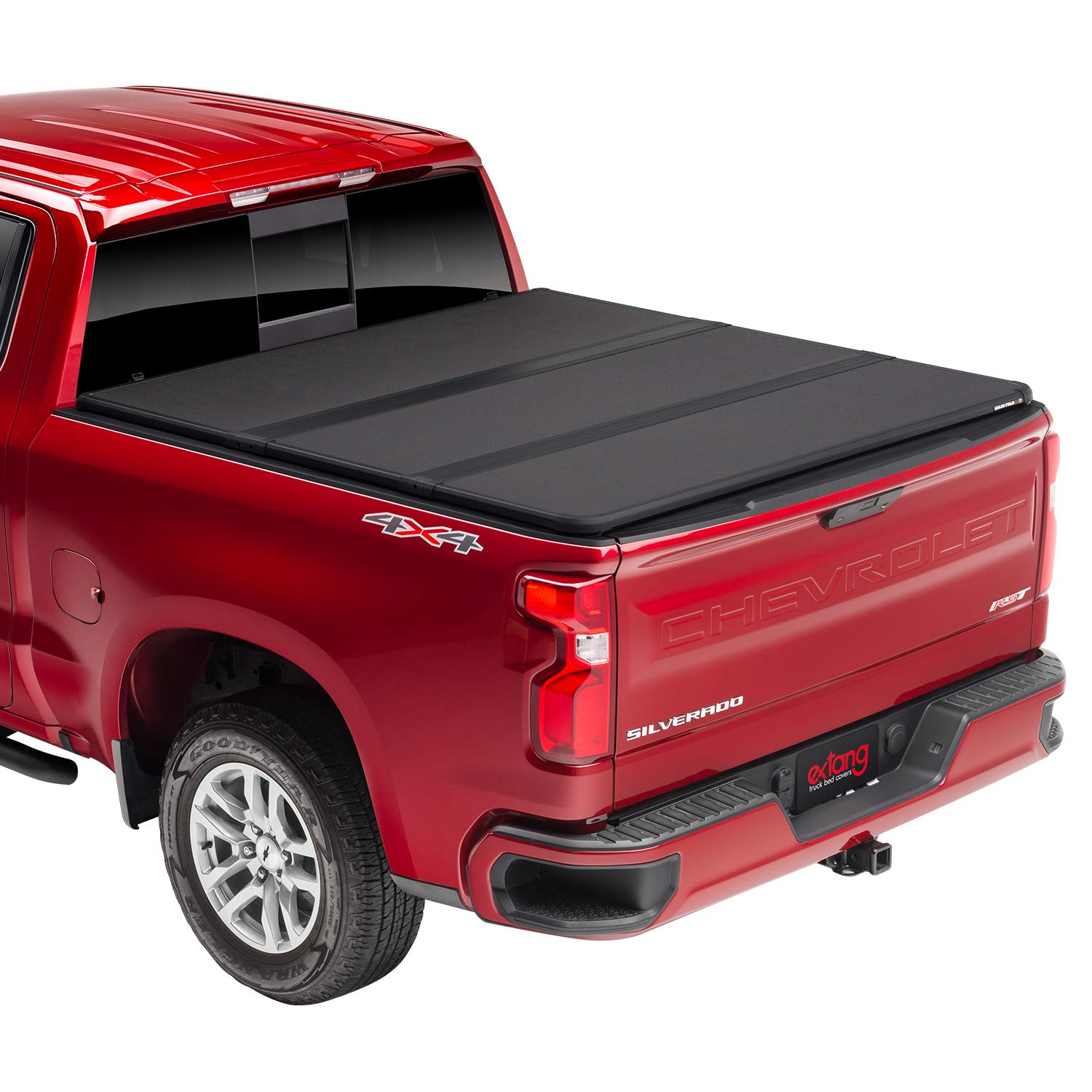 Extang Solid Fold ALX Hard Folding Truck Bed Tonneau Cover | 88457 | Fits 2019–2024 Chevy/GM Silverado/Sierra, w/MultiPro/Flex Heckklappe (ohne Factory Side Storage Box) 1,8 m Bett (201,7 cm) von extang