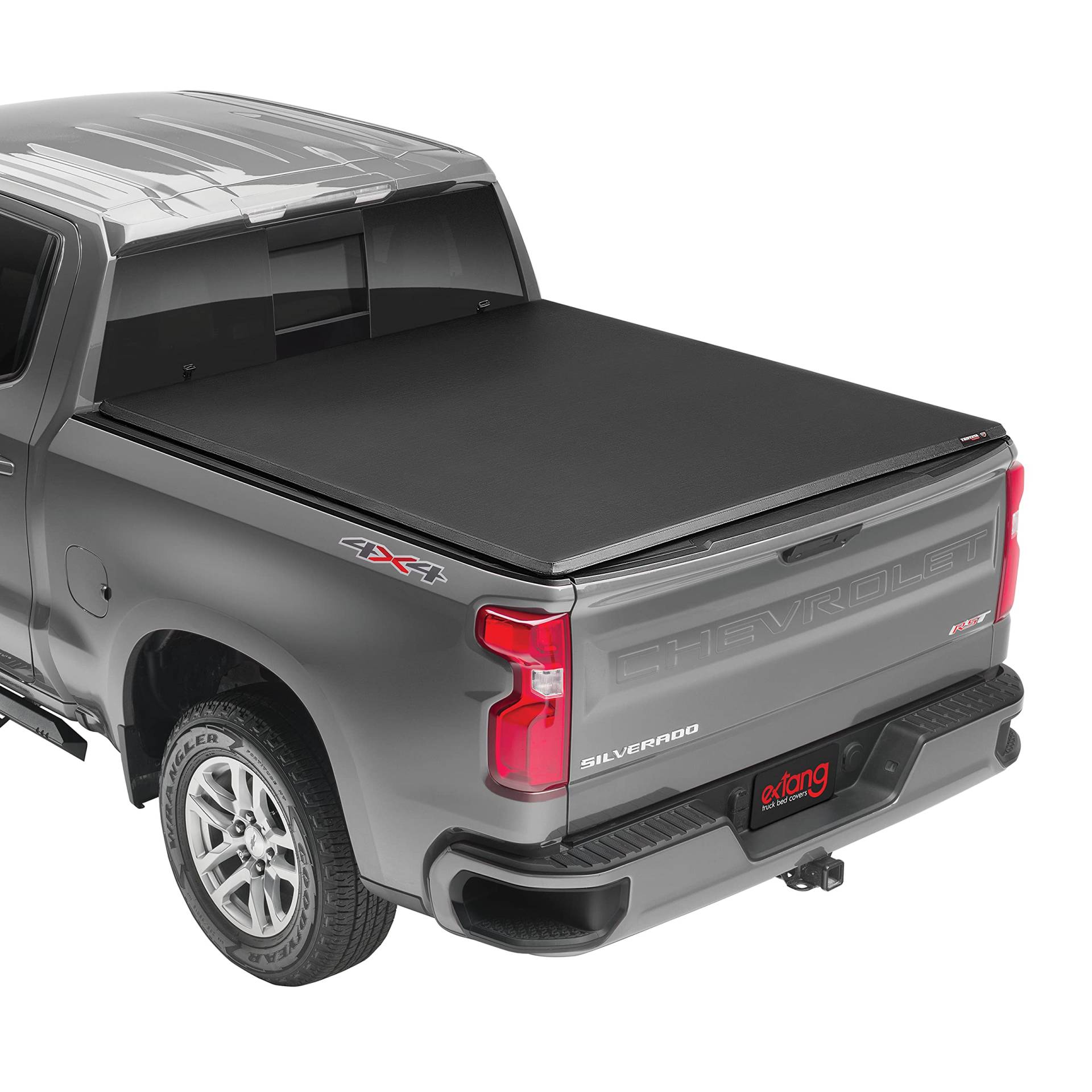 extang Trifecta e-Serie weiche faltbare LKW-Bett-Tonneau-Abdeckung | 77456 | passend für 2019–2022 Chevy/GM Silverado/Sierra, funktioniert mit MultiPro/Flex Heckklappe (ohne CarbonPro Bett) 1,5 m Bett von extang