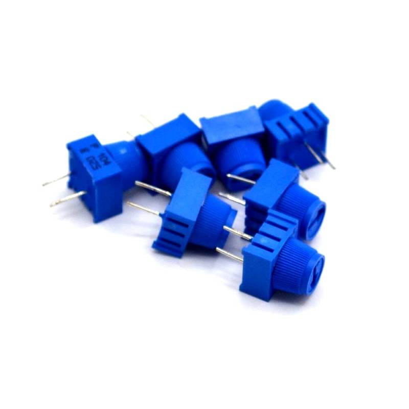 5pcs 3386P-1-103 0,5W 1/2W PC-Stifte durch Lochschneider Potentiometer Cermet 1 Drehen oberste Einstellung,20K Ohm von ezqnirk