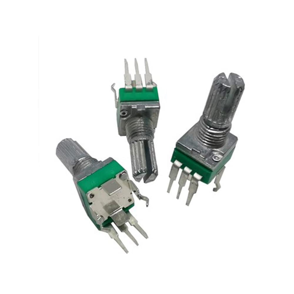 Präzision einstellbarer Potentiometer R09 RK09 15 mm RK097N vertikal gekrümmter Einzelschalter,100K Ohm von ezqnirk