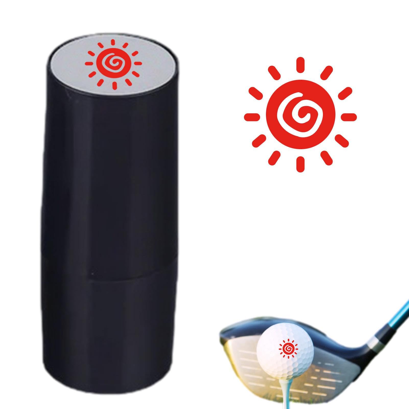 fanelod Golf, lustiger Golfballstempel | wasserdicht, langlebig, automatischer Ölauslass, Lichtempfindlichkeit, Golfball für Zubehör, Ball, Handbuch, Studenten von fanelod