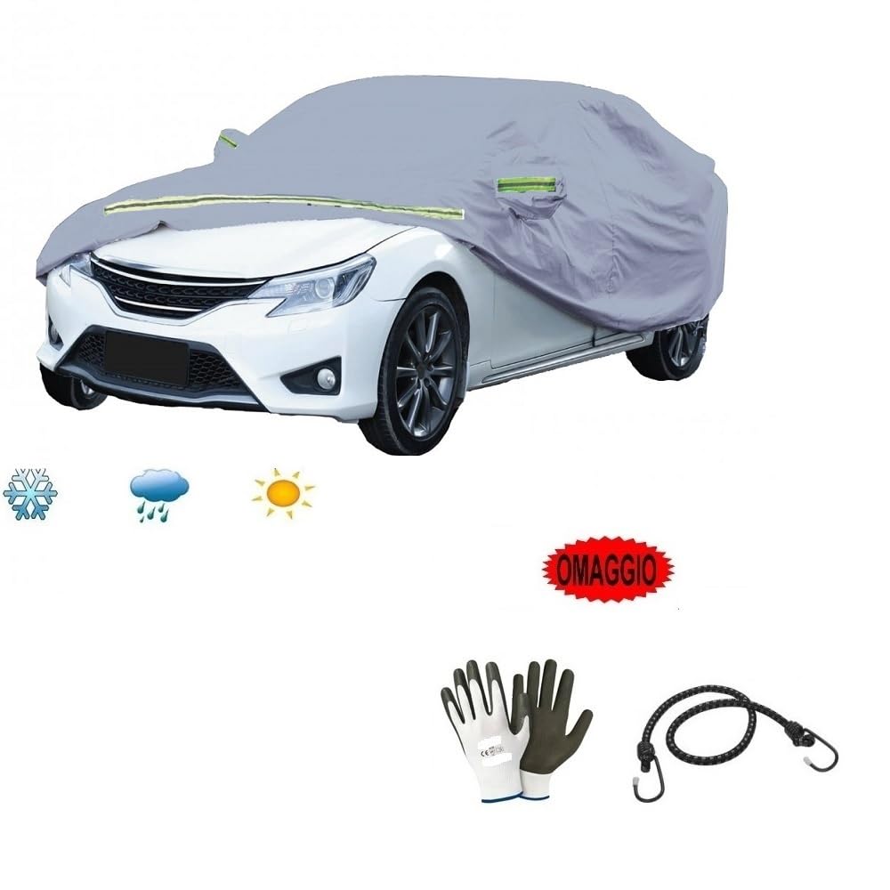 KOMPATIBEL MIT BMW X6 xDrive30d 249CV Msport wasserdichte AUTOABDECKUNG,STAUBDICHT,Kratzfest,AUTOABDECKUNG+SEITLICHER Reissverschluss+SPIEGELRAUM 572X203X122CM von farbrothersonline