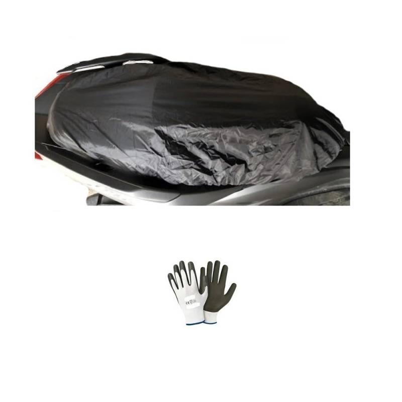 KOMPATIBEL MIT Piaggio MP3 LT 500 i.e. Sport WASSERDICHTER SITZBEZUG IN Oxford-GRÖSSE. L-XL REGENABDECKUNG FÜR MOTORRADSATTEL Sattel Sattel Roller 120X75CM von farbrothersonline